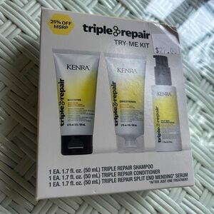 NEW Kenra Triple Repair Giftset